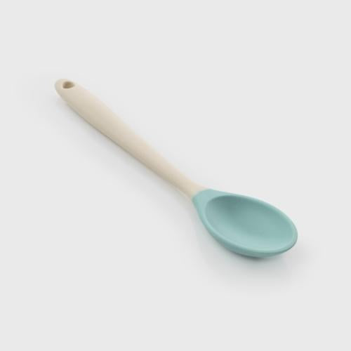 Taylors Mini Silicone Spoon 21cm - Buttermilk/Turquoise