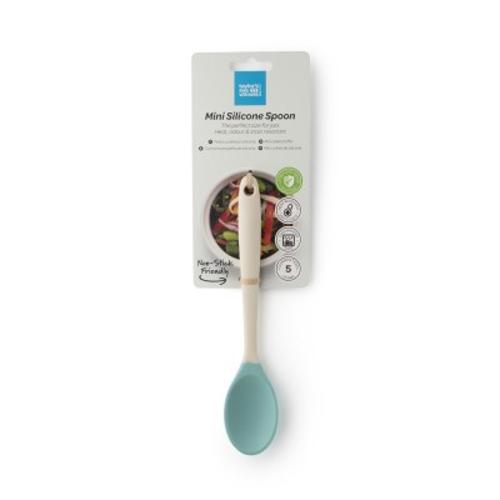Taylors Mini Silicone Spoon 21cm - Buttermilk/Turquoise