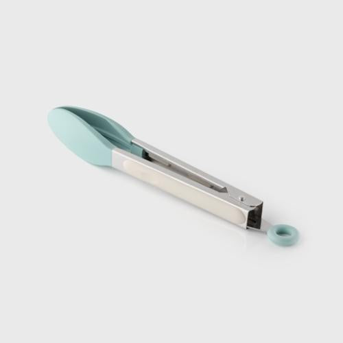 Taylors Stainless Steel Tongs 23cm - Buttermilk/Turquoise