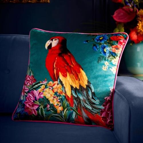 Laurence Llewelyn-Bowen - Polly Amorous Teal 43x43cm Cushion Cover