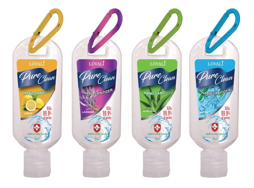 Sanitiser 53ml Gel 75% Alcohol (Set of 6)