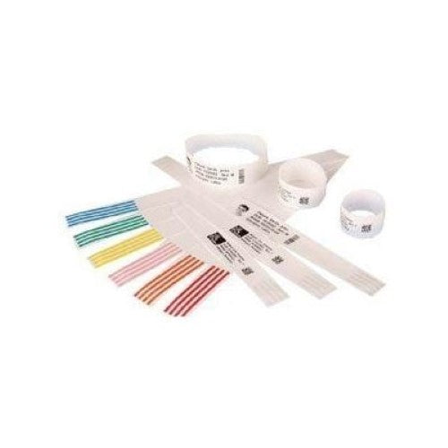 Zebra Z-BAND Direct ADULT 25X279MM 200 bands/cartr WHITE Box of 6 (10006995K)