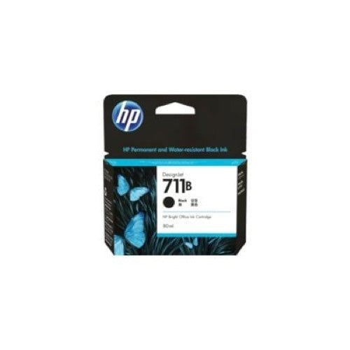 HP 711B 80ml Black Ink Cartridge (3WX01A)