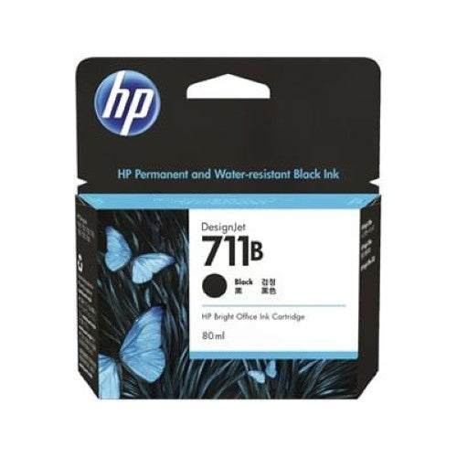 HP 711B 80ml Black Ink Cartridge (3WX01A)