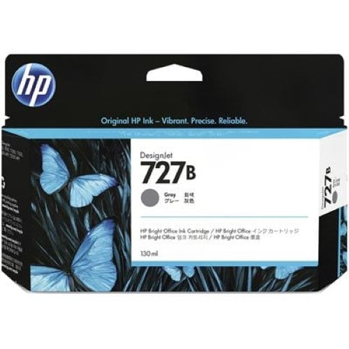 HP 727B 130ml Gray Ink Cartridge (3WX15A)