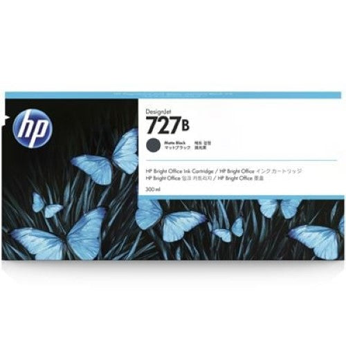HP 727B 300ml Matte Black Ink Cartridge (3WX19A)