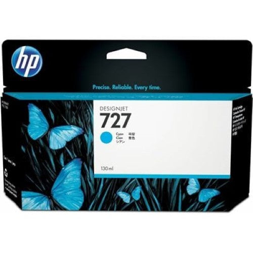 HP 727 130-ml Cyan Designjet Ink Cartridge (B3P19A)