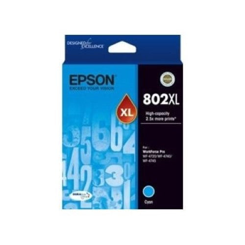 Epson 802XL CYAN DURABRITE INK (C13T356292)