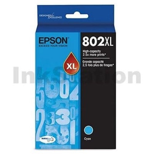 Epson 802XL CYAN DURABRITE INK (C13T356292)