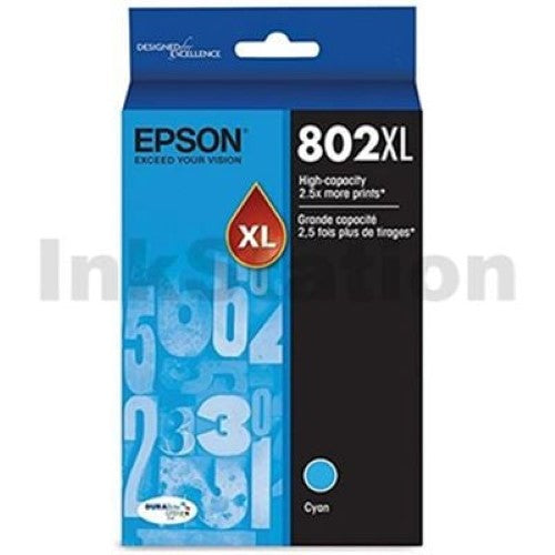 Epson 802XL CYAN DURABRITE INK (C13T356292)