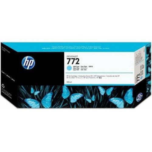 HP 772 300-ml Light Cyan Designjet Ink Cartridge (CN632A)