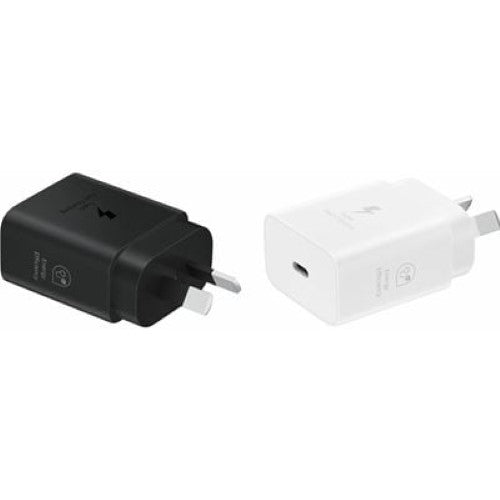 Samsung AC POWER ADAPTOR - 25W, USB-C, NO CABLE (BLACK) (EP-T2510NBEGAU)