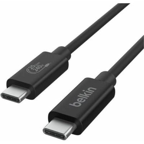 Belkin CONNECTUSB4 240W, 20GBPS 2M CABLE (INZ004BT2MBK)