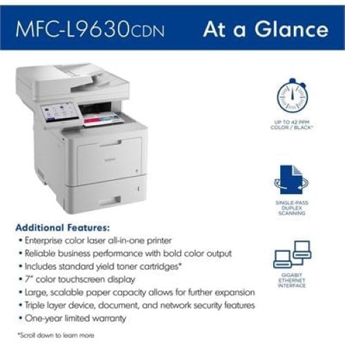 Brother MFCL9630CDN Colour laser all in one (MFCL9630CDN)