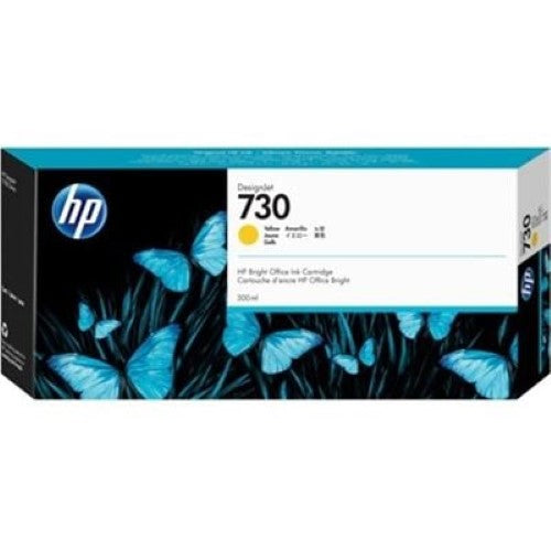HP 730 300-ml Yellow DesignJet Ink Cartridge (P2V70A)