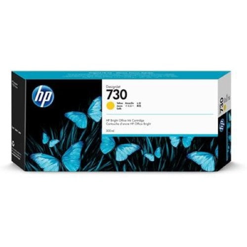 HP 730 300-ml Yellow DesignJet Ink Cartridge (P2V70A)