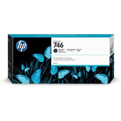 HP 746 300-ml Matte Black DesignJet Ink Cartridge (P2V83A)