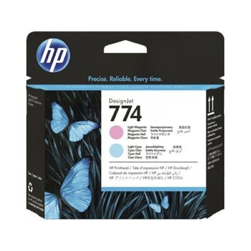 HP 774 Light Magenta/Light Cyan DesignJet Printhead (P2V98A)