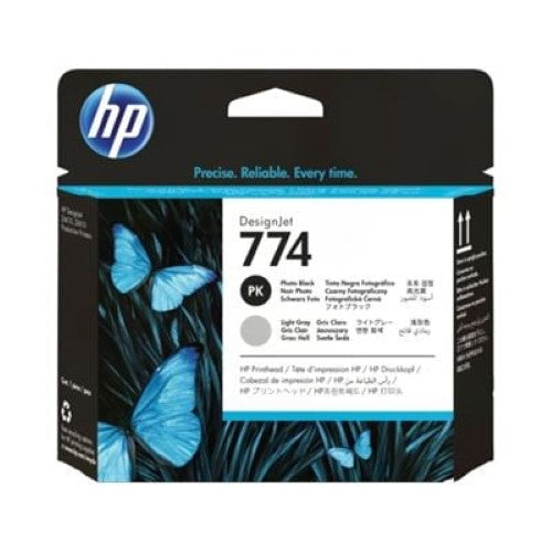 HP 774 Photo Black/Light Gray DesignJet Printhead (P2W00A)
