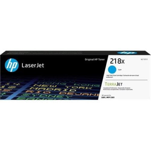 HP #218X Cyn Toner W2181X (W2181X)
