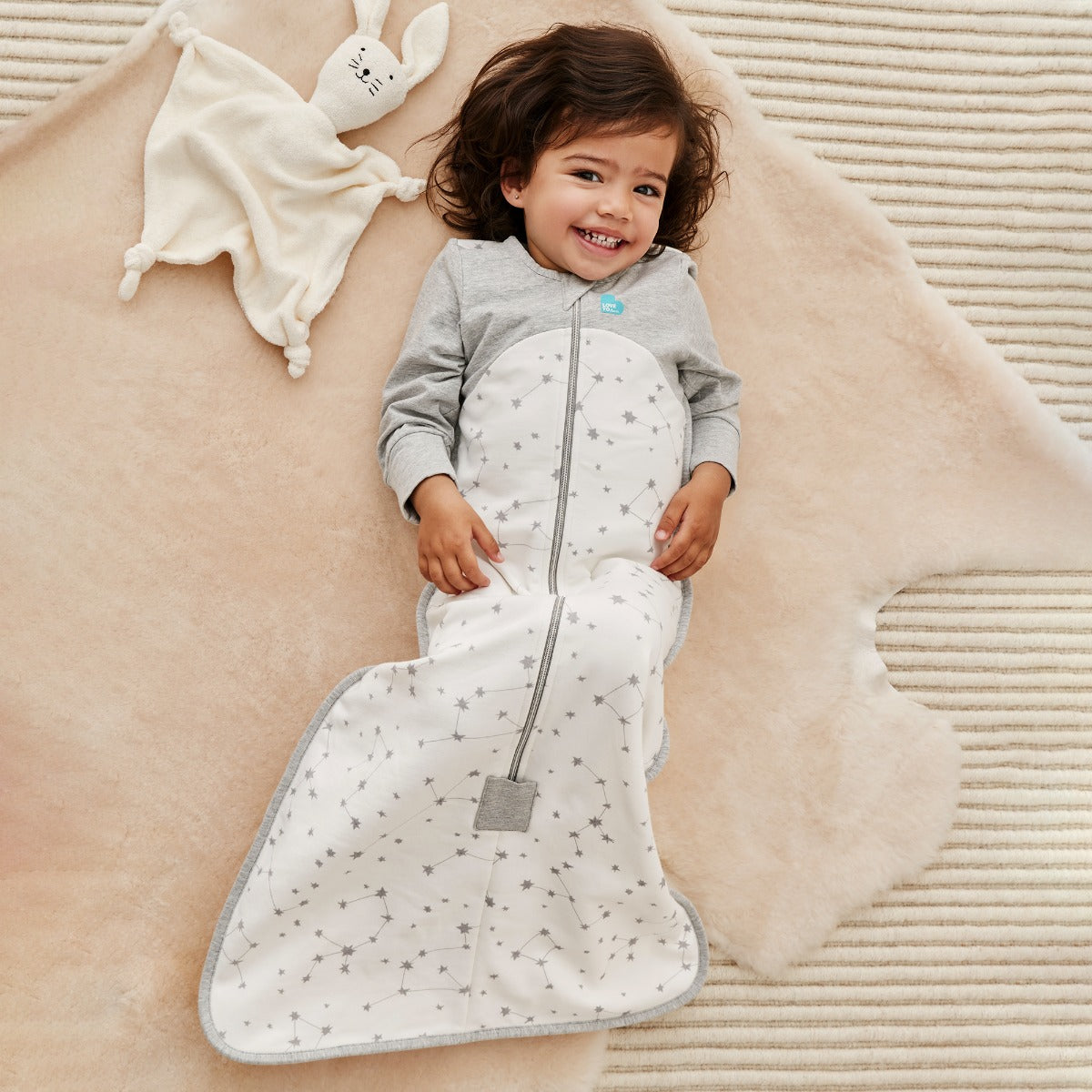 Sleep Bag™ Organic Long Sleeve 1.0 TOG - Stellar White - 6-18 months
