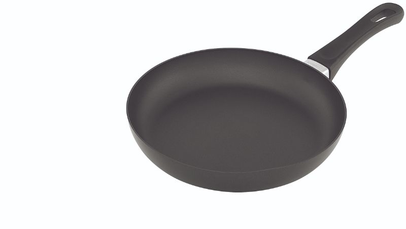 Eco-friendly 26cm SCANPAN Classic fry pan with non-stick coating, oven safe up to 260°C, ideal for healthy cooking.
