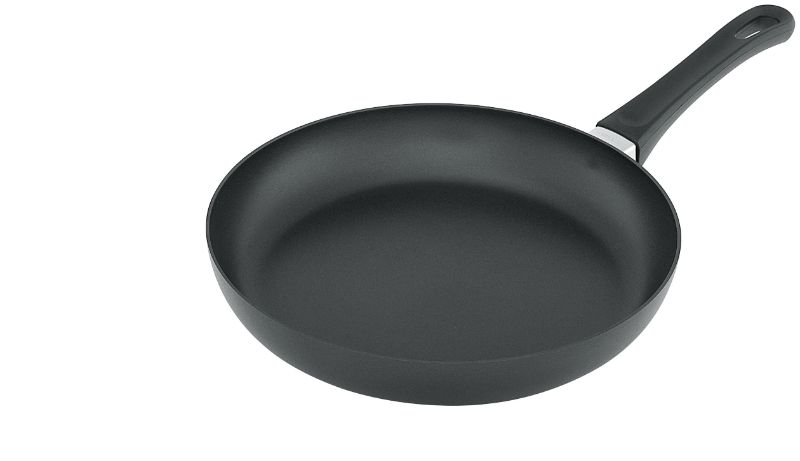 Scanpan Classic 28cm Frypan with non-stick coating, eco-friendly aluminum, and oven-safe design for versatile cooking.
