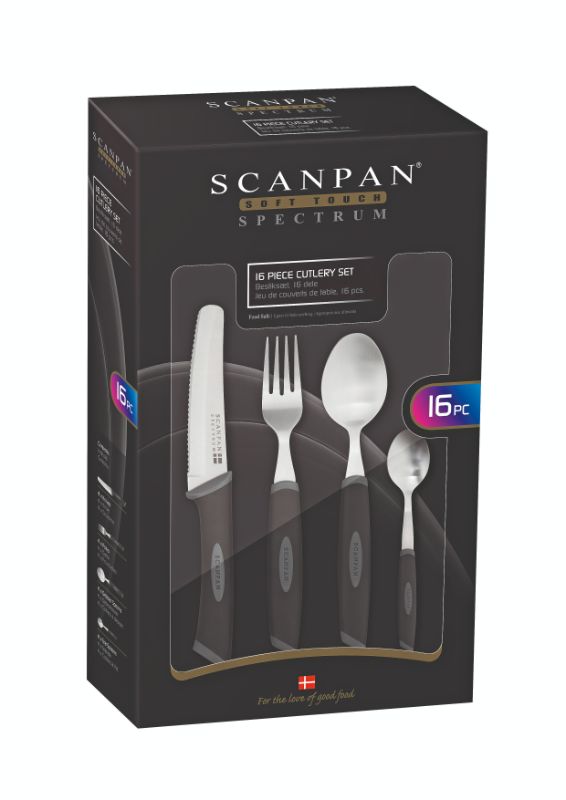 Cutlery Set - Scanpan Spectrum 16 Pce B/G