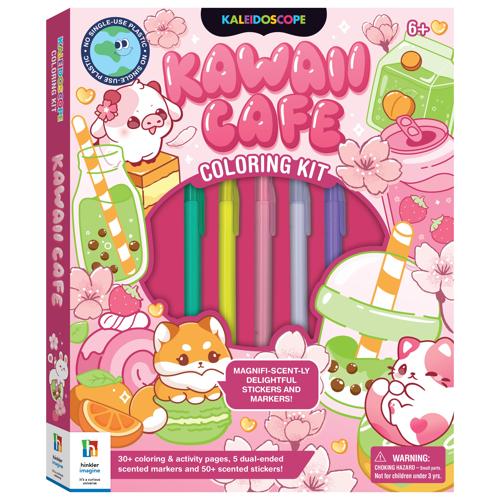 Colouring Kit Kawaii Café - Kaleidoscope