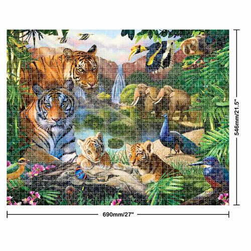 Mindbogglers Artisian 1000pc Jigsaw - In The Jungle