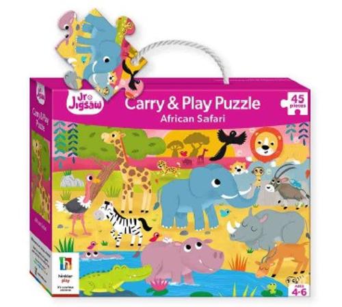 Jnr Jigsaw 45pc Carry & Play African Sarfari