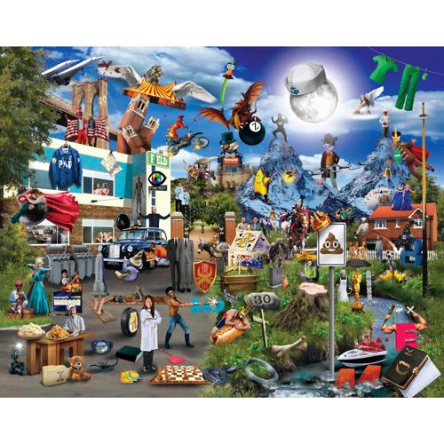 Mindbogglers Puntastic 1000pc Jigsaw - TV Shows