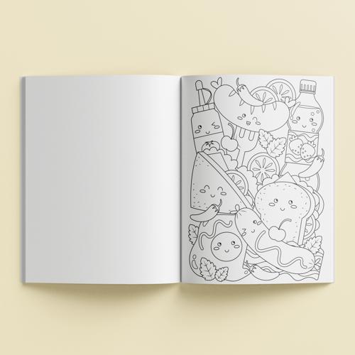 Colouring Scented Stickers Totally Yummy - Kaleidoscope