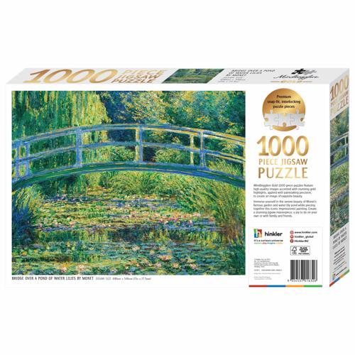 Mindbogglers Gold 1000pc Jigsaw - Bridge Over Pond