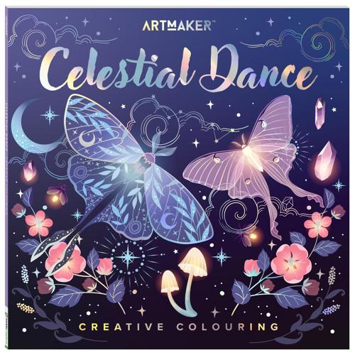 Art Maker Celestial Dance Colouring Book Square