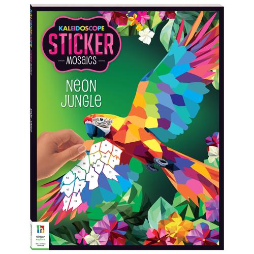 Sticker Mosaics Neon Jungle - Kaleidoscope