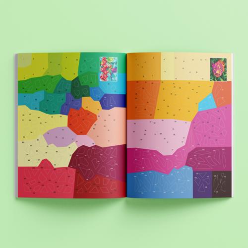 Sticker Mosaics Neon Jungle - Kaleidoscope