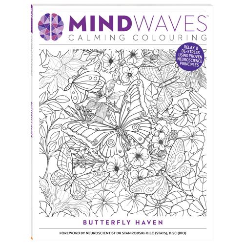 Mindwaves Calming Colouring Butterfly Garden