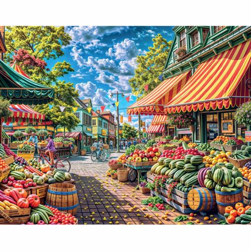 Mindbogglers Artisian 1000pc Jigsaw - Farmers Market