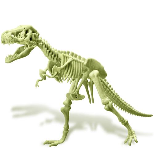Glowing T-Rex Skeleton