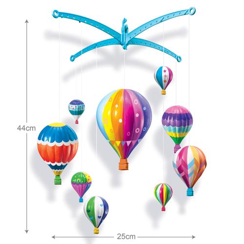 Paint Your Own Hot Air Balloons Mobile