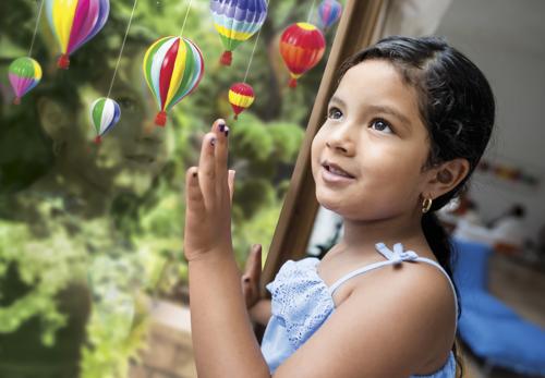 Paint Your Own Hot Air Balloons Mobile