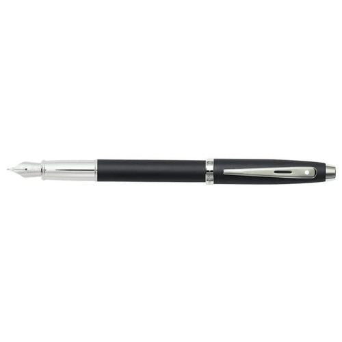 SHEAFFER® 100 MATTE BLACK WITH CHROME PLATE FOUNTAIN PEN