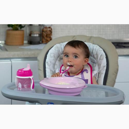 CHICCO SPOON: FIRST SPOON 8M+ PINK
