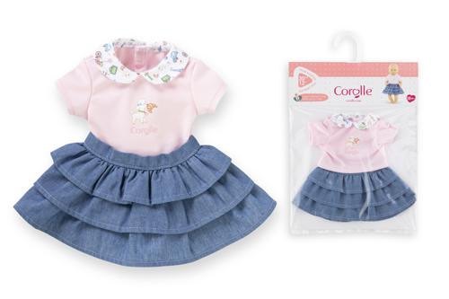 Corolle Ruffle Skirt and Tshirt 30cm