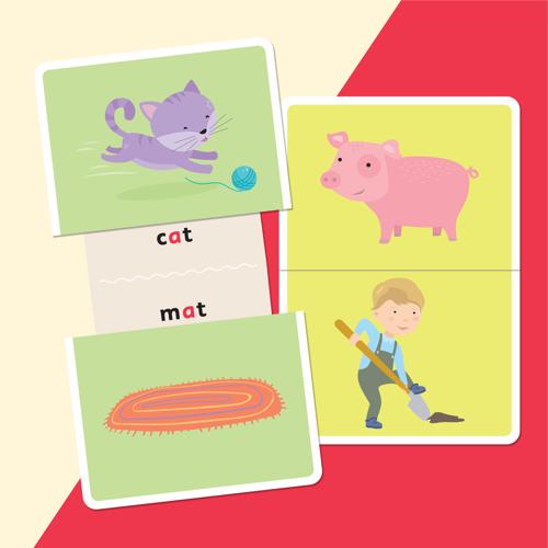 Junior Explorers Phonics Slide & Learn Flash Cards