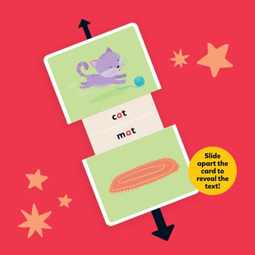 Junior Explorers Phonics Slide & Learn Flash Cards
