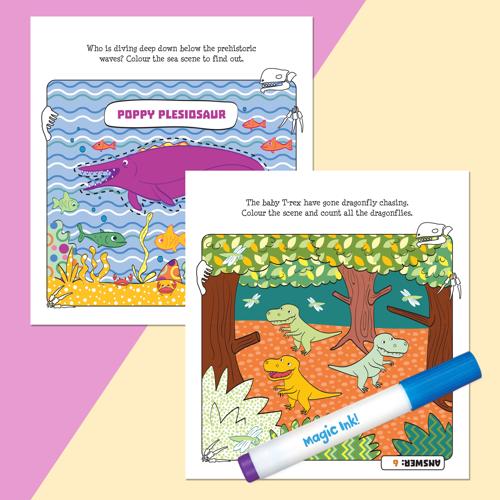 Inkredibles Magic Ink Pictures Roarsome Dinosaurs