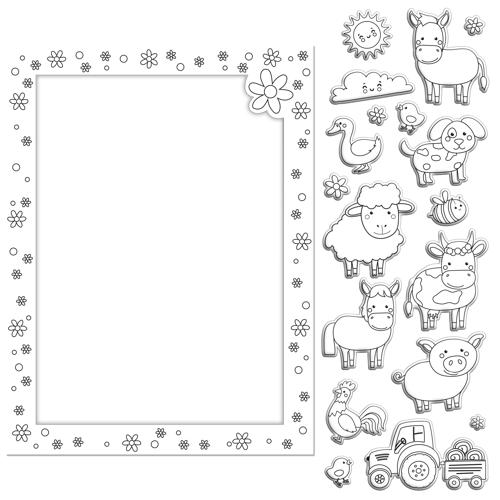 Colour-Me-Magnets Farmyard
