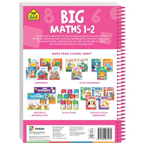 School Zone Big Spiro Workbook Maths